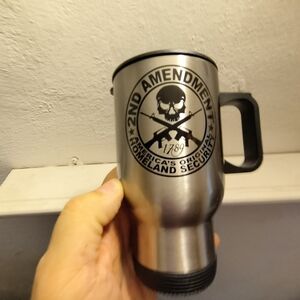 2nd Amendment Stainless Steel Travel Mug